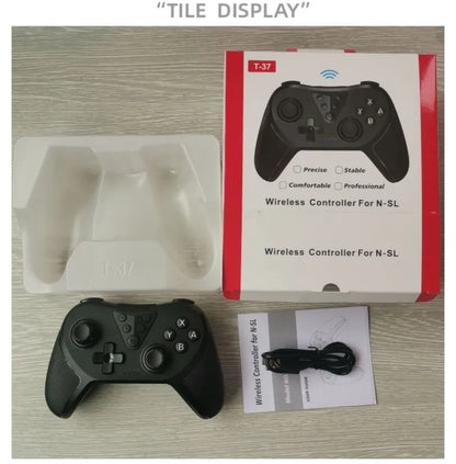 T-37 The Latest Blue Wireless Bluetooth Gamepad Private Model Nintendo PS5 Bluetooth With Six Axes Popular Game Controller