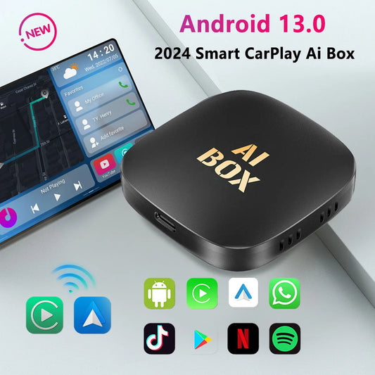 Retractable Screen Car Radio: 2024 CarPlay AI Box with Wireless Android Auto, Netflix, YouTube, Intelligent Systems & 5G WiFi