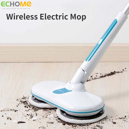 ECHOME Cordless Electric Floor Mops Handheld Cleaner Removable Mopping and Sweeping Mop Floor Cleaning Machine Household Cleaner