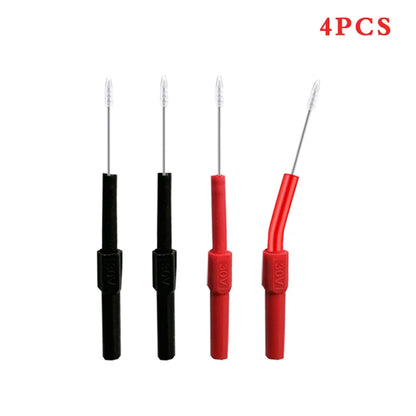 Multimeter Test Leads Probe Tip Back Automatic Tool Car Kit Machine Wire Break Free Test Rod Flexible Back  Probe