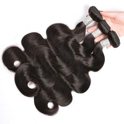 30 & 32 Inch Body Wave Human Hair Bundles - Remy Brazilian Double Drawn Extensions for Women