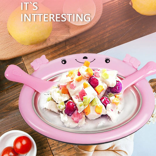 New Stir-fried Yogurt Machine fried yogurt machine Home Mini Fried Ice Machine Children's Homemade Fruit Fried Ice Cream Fried