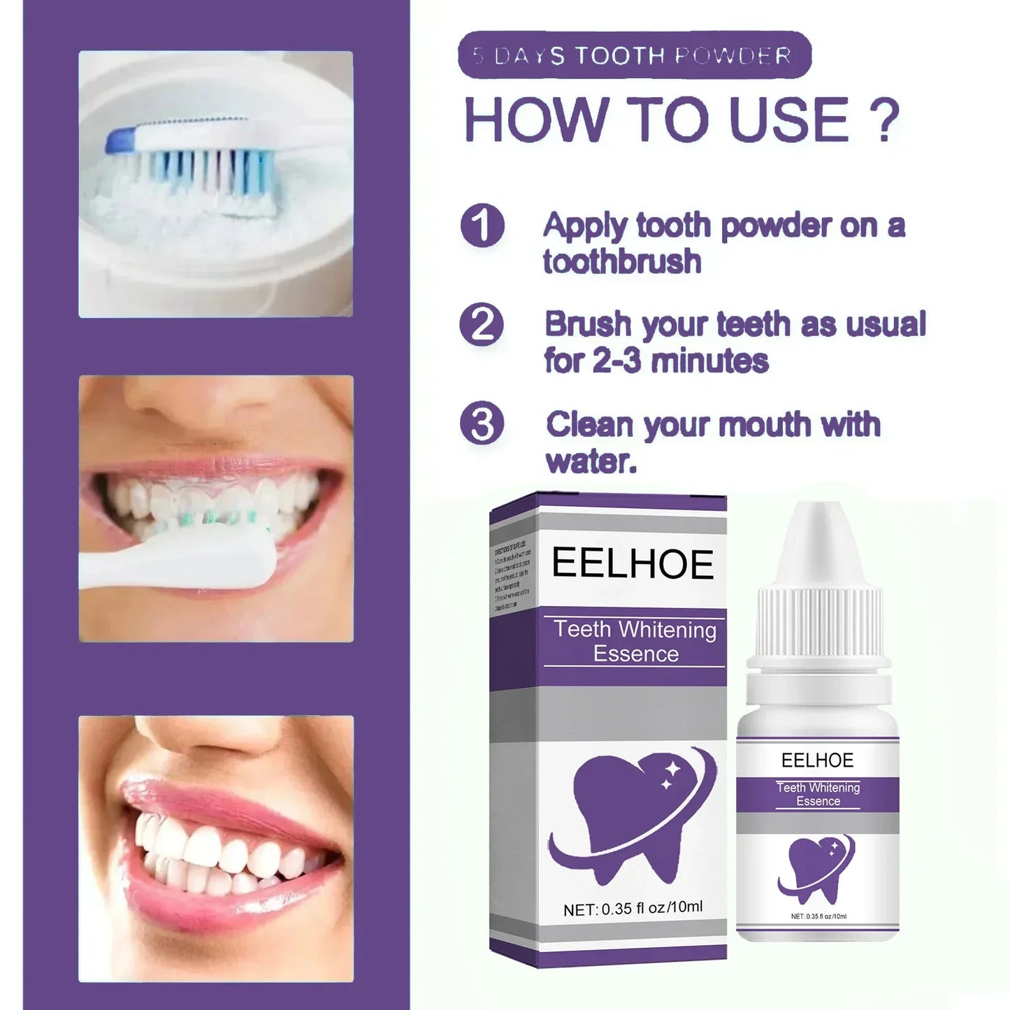 Cleaning Tooth Whitening Essence Effective Remove Plaque Serum Yellow Teeth Tooth Stains Removal Serum Fresh Breath Toothpaste