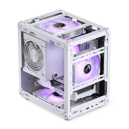 JONSBO C6/C6-ITX Portable desktop Mini Mesh case supports tower cooler ≤170mm ATX PSU ITX/MINI-DTX motherboard Comes with handle