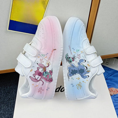 Disney kids Stitch princess cute Casual shoes non-slip soft bottom sports shoes for girl gift