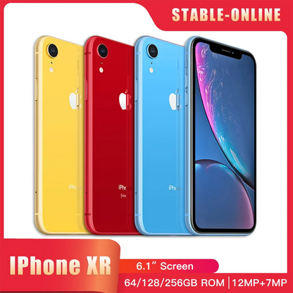 Apple iPhone XR 4G LTE Mobile 6.1" 3GB RAM 64GB/128GB/256GB ROM Smartphone Original Unlocked  HexaCore  iphone XR