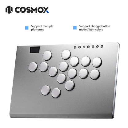 Haute42- COSMOX Leverless Controller Hitbox Fighting Gaming Joystick For PC/PS3/PS4/PS5/XBOX Steam Stick Controller Arcade