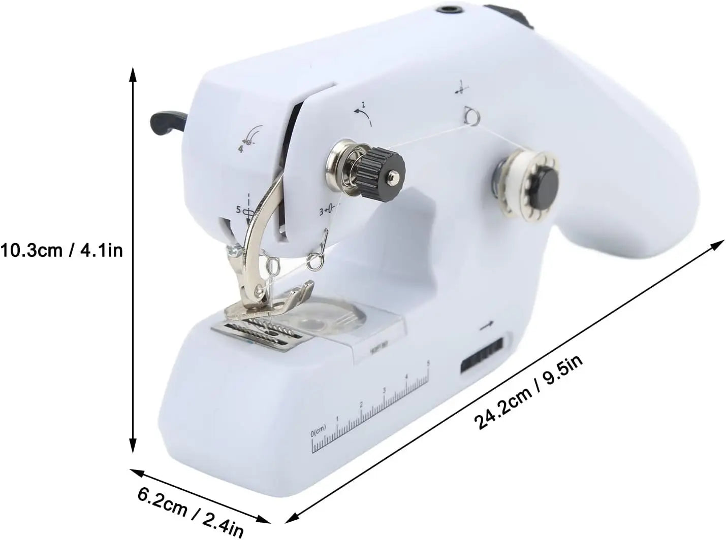 Automatic Handheld Sewing Machine, Mini Portable Electric Sewing Machine Cordless Sewing Machine for Adult DIY Home Sewing Tool