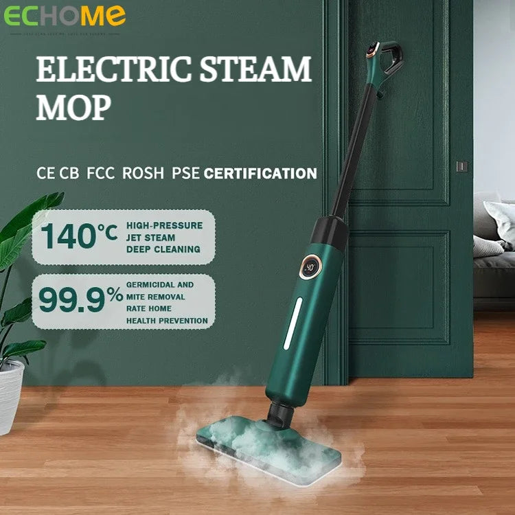 ECHOME Electric Steam Mop Wired Heating Electric Mop Household Intelligent Floor Cleaner Mopping High Temperature Floor Cleaning