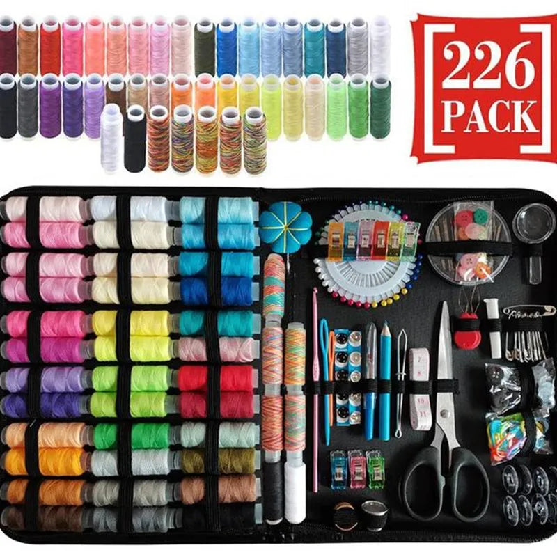 Sewing Kits DIY Multi-function Sewing Box Set for Hand Quilting Stitching Embroidery Thread Sewing Accessories Sewing Kits