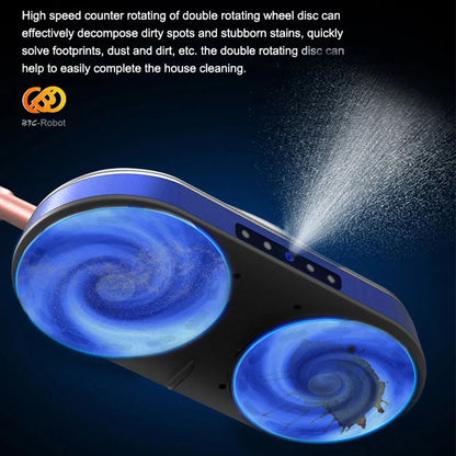 Rotation Rechargeable Cordless Floor Cleaner Scrubber Electric Rotary Mop Microfiber Cleaning Mop for Home