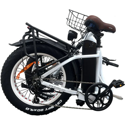 DRVETION CT20 Folding Electric Bike 20*4.0inch Fat Tire 750W Motor E-Bike 48V 10Ah/15Ah/20Ah Removable Battery 45km/h Disc Brake