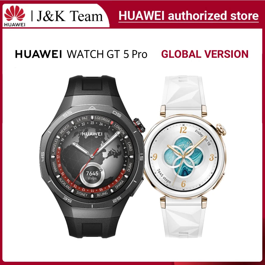 HUAWEI Watch GT 5 Pro Smartwatch,Ceramic and Titanium Watch GT5 Pro,Global Version,compatible with iOS and Android