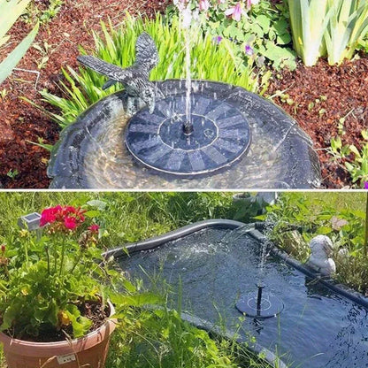 13/16cm Solar Fountain Floating Pump Water Feature Garden Pool Pond Outdoor For Bird Bath/fish Tank/small Pond Garden Decorate