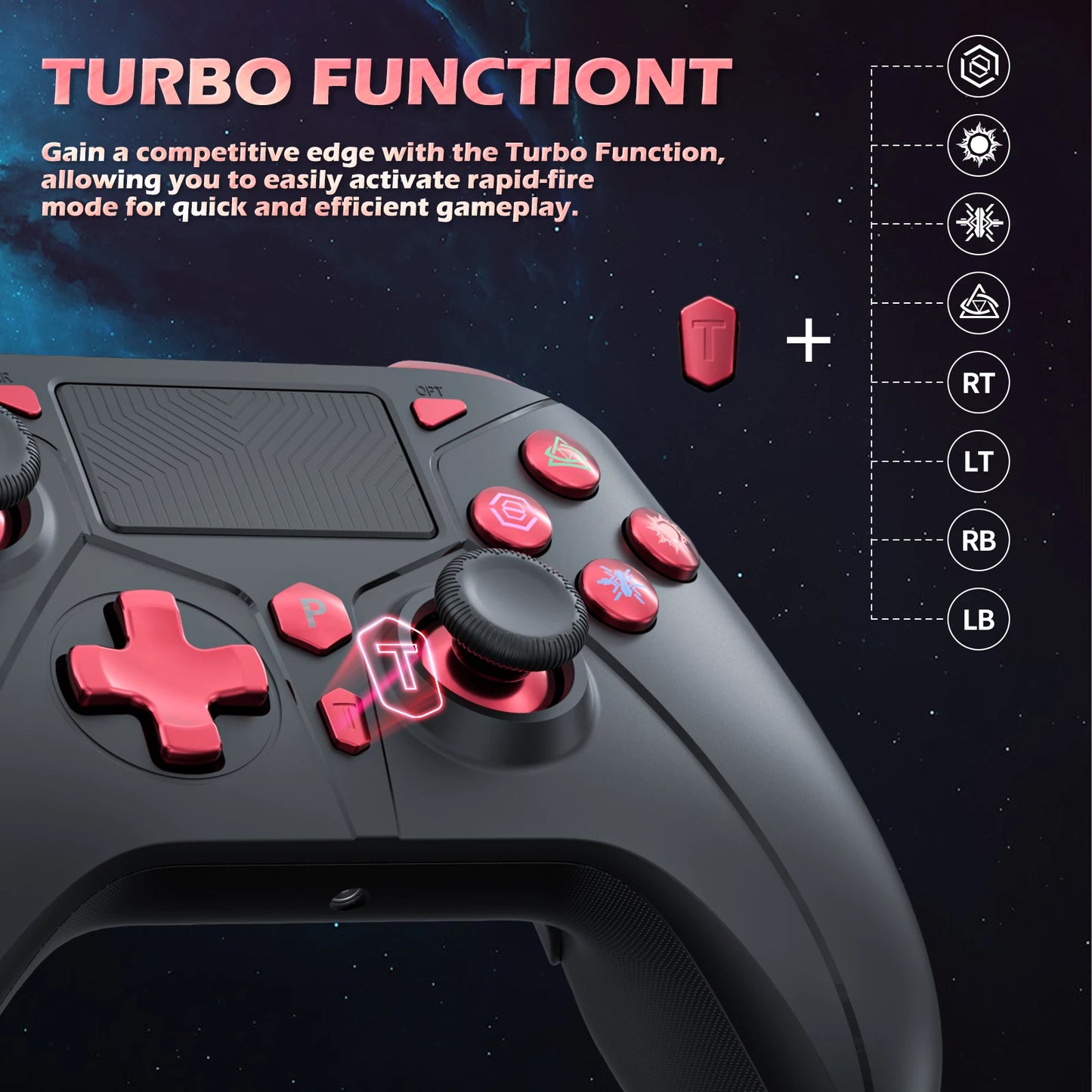 black myth wukong Wireless Controller For Ps5/Ps4/ps3/Pc/Android Hall Effect Vibration Effect With Bluetooth/2.4g Game Console