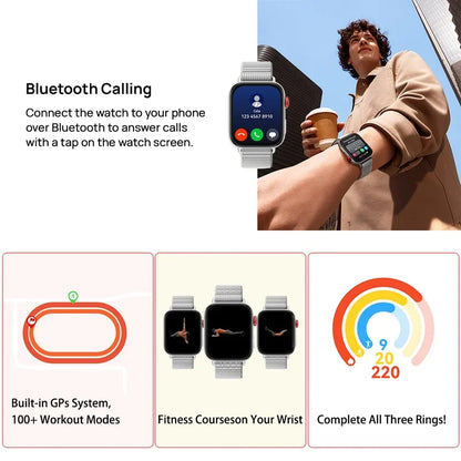 Original Huawei Watch Fit 3 Smartwatch Ultra-Slim Design Sports Bracelet 1.82" AMOLED Display All-Round Fitness Smart Watch