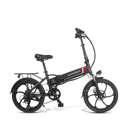 SAMEBIKE 20LVXD30 Folding Electric Bike 350W Motor Moped E-bike 35km/h 20 Inch Two Seat Bicycle Removable Battery 48V10.4AH