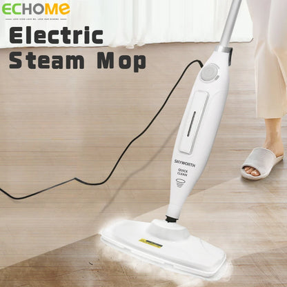 ECHOME Electric Steam Mop High Temperature Sterilization Hand-Held Household Mop Cleaning Floors Mite Removal Cleaning Machine