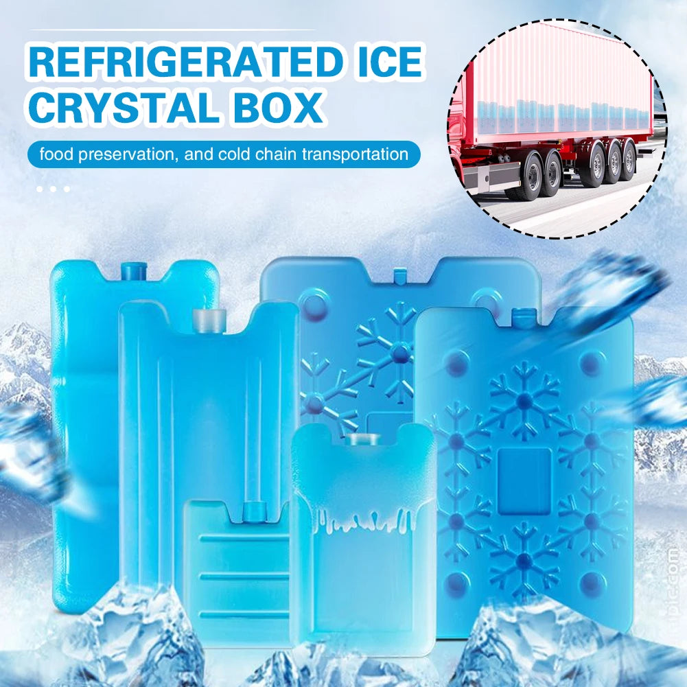 Optimize product title: Universal Air Cooler - Ice Box for Refrigeration and Cooling with Ice Crystal Preservation System and Blue Ice Pack