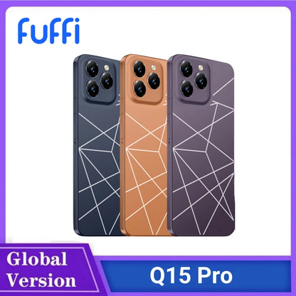 FUFFI-Q15 Pro,Smartphone Android,6.8 inch,8GB RAM,256GB ROM,Dual SIM,Mobile phones,Google Play Store,13+32MP,6800mAh,Cellphones