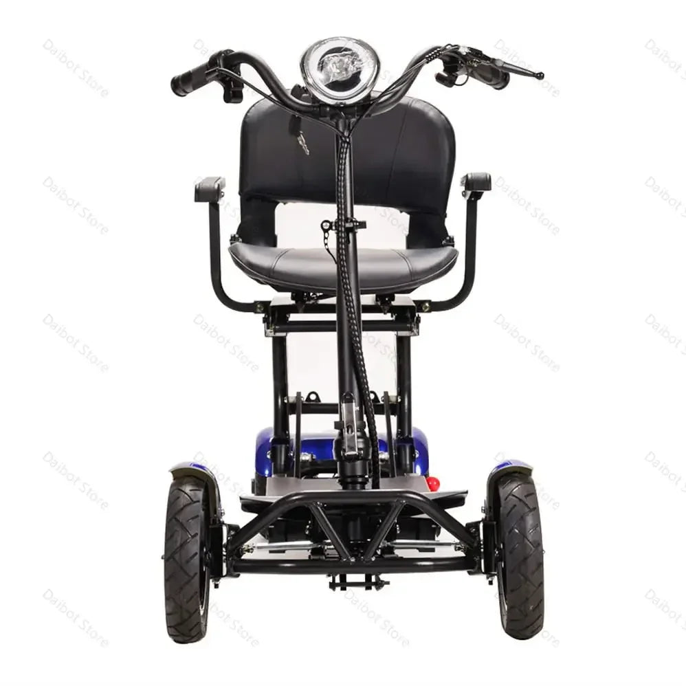 Disabled electric scooter four-wheel electric scooter dual motor 250W*2 mobility scooter foldable elderly