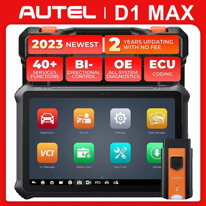 OTOFIX D1 Max Automotive Diagnostic Scan Tool Bi-Directional Scanner ECU Coding DoIP & CANFD 2 Years Update support Russian cars