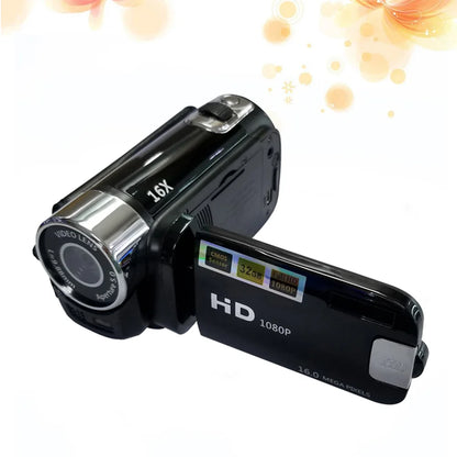 1080P LED Light High Definition Shooting Video Record Portable Camcorder Professional Digital Camera (Black)