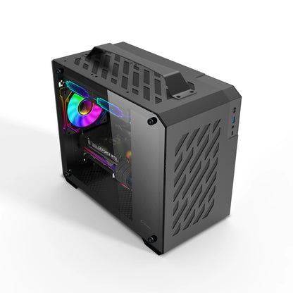 Power Train X200 M-ATX MINI-ITX Portable Computer Case Supports 240 Water Cooling USB3.0 Type-C Desktop MINI Handheld Chassis