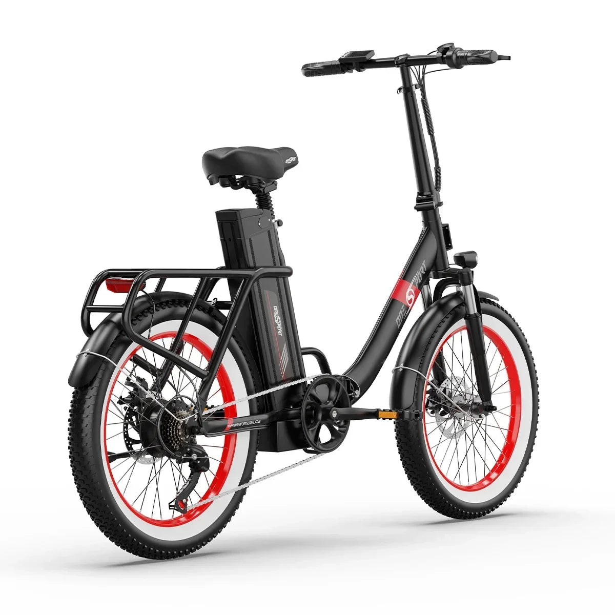 ONESPORT OT16-2 EU Standard 250W Electric City Bike 20 Inch Folding E-Bike 48V 17Ah Removable Battery 25km/h Disc Brake