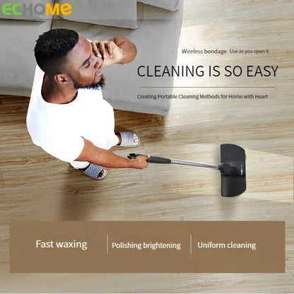 ECHOME Cordless Electric Floor Mops Wireless Rotary Mop Hand Push Smart Cleaner Broom Household Floor Scrubber Cleaning Tools