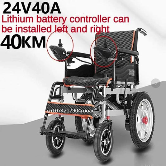 Four Wheel Electric Car, multifunctional mobility vehicle suitable for the elderly, Range 40KM, 500W(250W*2), 40A, 6KM/H,29KG