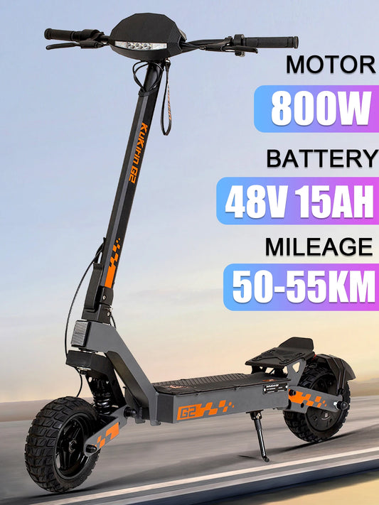 KuKirin G2 10 Inch Tire Off-Road Electric Scooter with 800W Motor 48V 15Ah Battery EScooter  55km Top Range 45km/h Max Speed