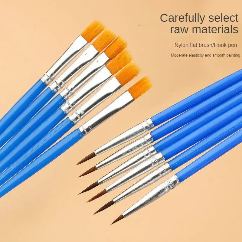 10/20/30/40/50PCS Painting Brushes For Painting Handcraft Arts And Craft For Artistic Multifunction Hook Line Painting Equipment