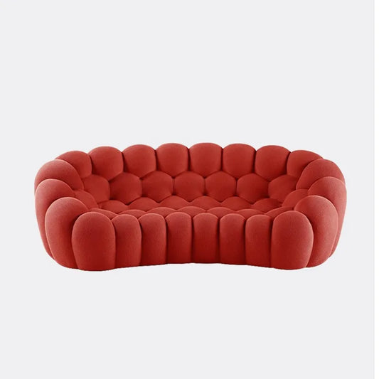 Upgrade Your Living Room with MINGDIBAO Fabric Sofas - Stylish Bubble Couch Designer Cloud Sofa Sets Fluffy Cloth Couch