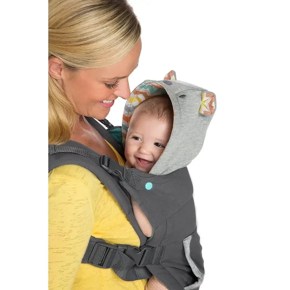 Newborn to Toddler Baby Carrier Ergonomic Infant Carrier with Hip Seat Lumbar Support Multi-Position Front and Back Carry