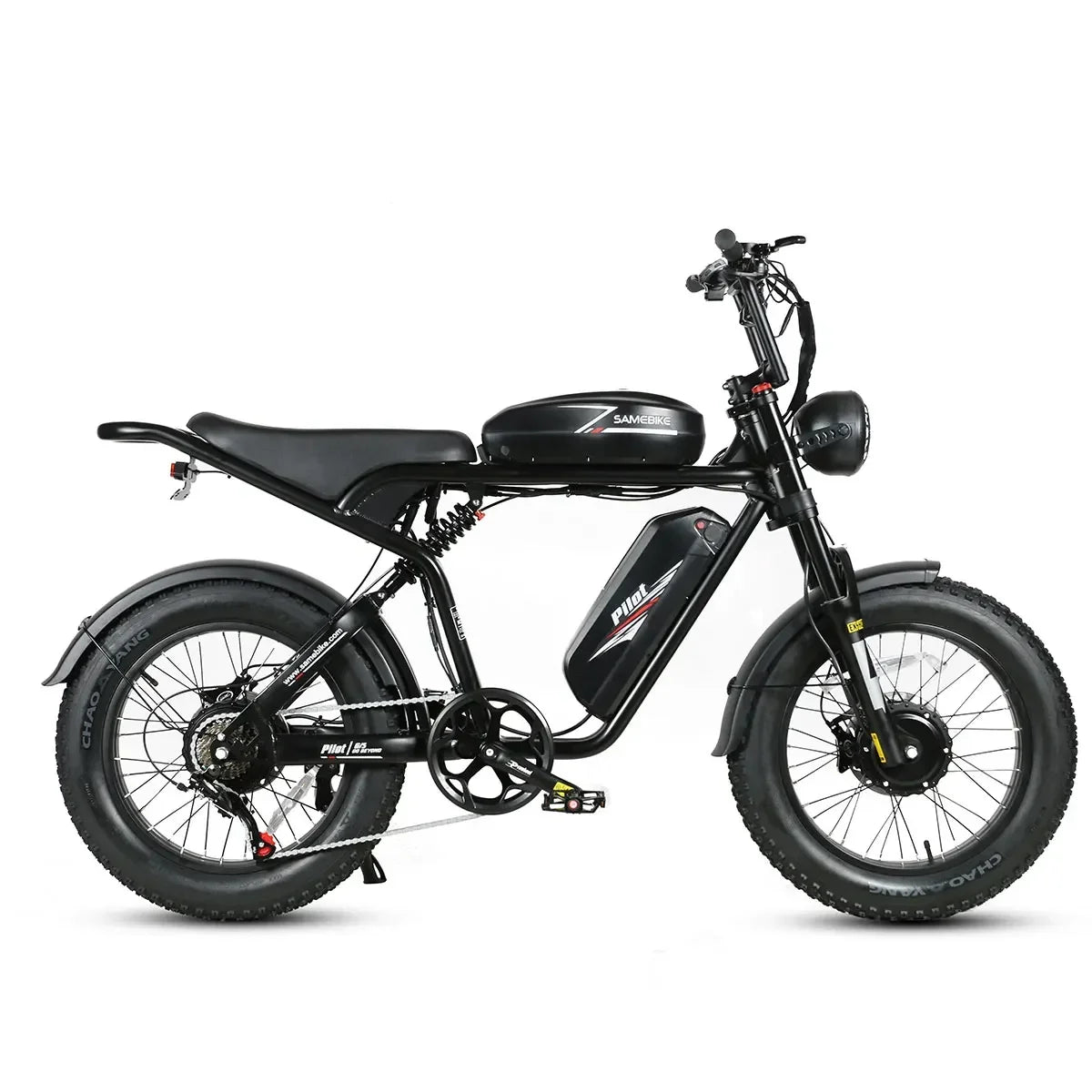 2024 SAMEBIKE M20-II M20-III 1000W*2 Dual Motor 2000W 48V 32Ah Max Speed 60km/h 20inch Tire Rang 220km Electric Bike LCD Display