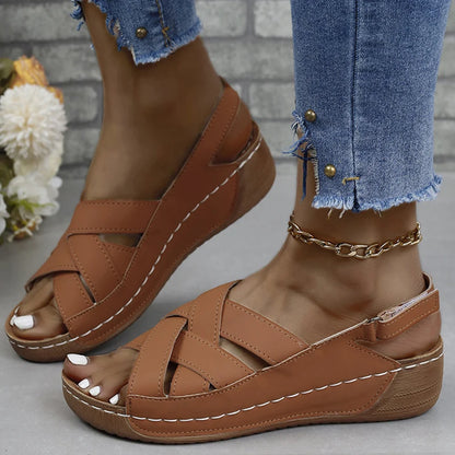 Shoes Women Sandals Summer Soft Shoes For Women Party Shoes Woman Wedge Women's Sandals Casual Footwear Female Women Sandal