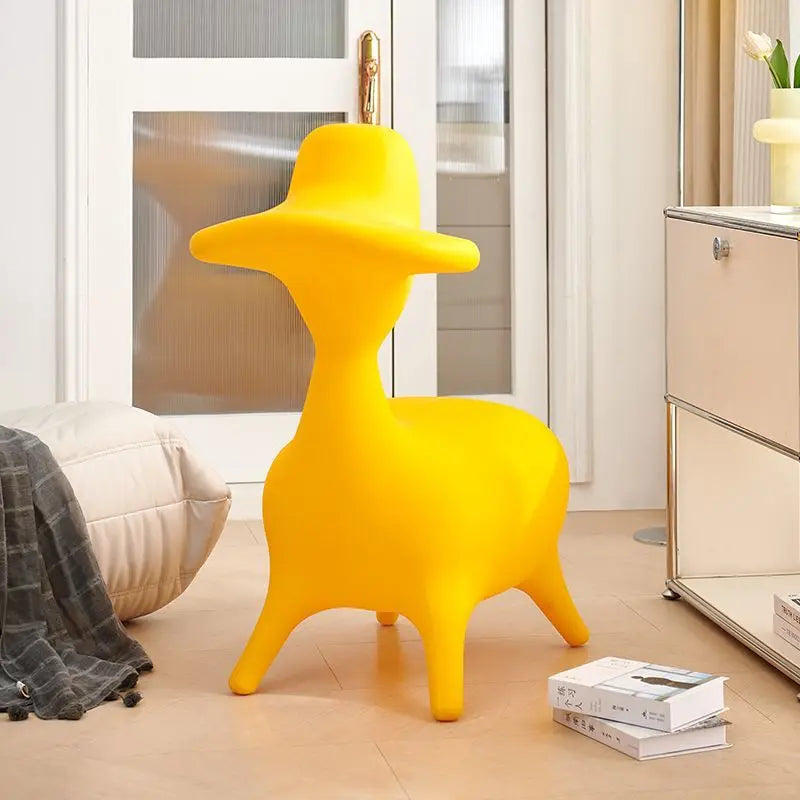 Old Duck Simple Creative Trending Chair Lazy Sofa Animal Shape Mobile Game Seat Children Living Room Couch