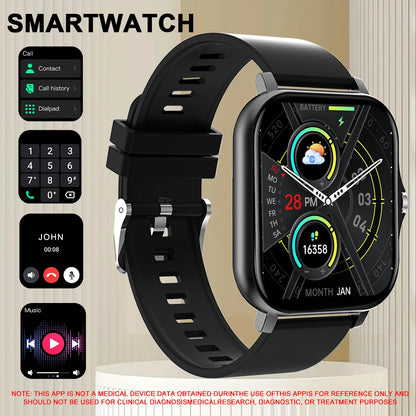 Smart watch, multi-sport mode, message reminder, multiple APP reminders, suitable for men and women, custom wallpaper