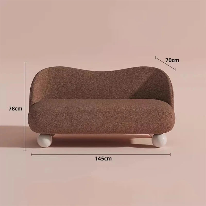 Kawai Scratch Protector Living Room Sofas Vintage Miniature Love Seat Bedroom Living Room Sofa Kids Brown Canape Salon Furniture