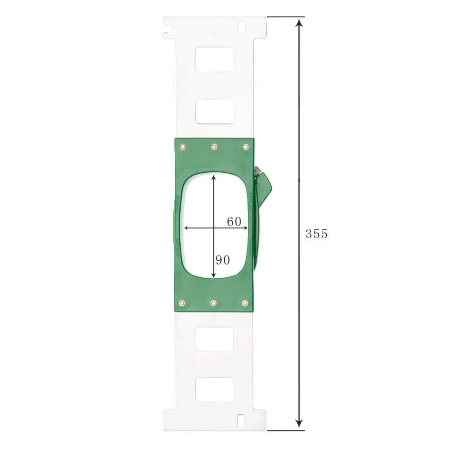 355MM Succession Embroidery Rectangle Set Frame Embroidery Hoops Plastic Cross Stitch Hoop Sewing Machine Parts Accessories