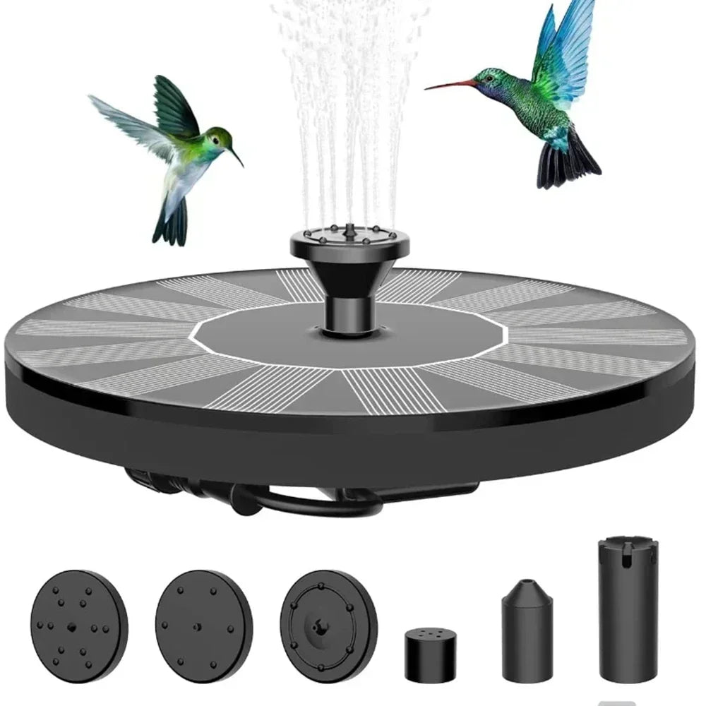 13/16cm Solar Fountain Floating Pump Water Feature Garden Pool Pond Outdoor For Bird Bath/fish Tank/small Pond Garden Decorate