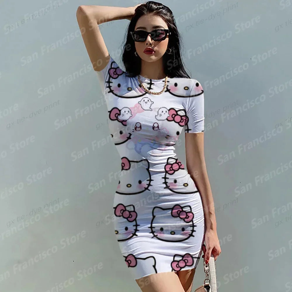 Optimize product title: Women's Plus Size 3D Printed Butterfly Mini Dress - Long Sleeve A-Line Dress for Autumn/Winter