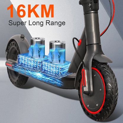 JUICEASE 365TUYA Electric Scooter Strong Range Smart App Portable Foldable Scooter 36V 350W Motor Up to 31km/h 8.5 Inch Tires