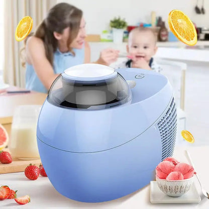 Automatic Ice Cream Machine Household DIY Fruit Child 500ml Ice Cream Maker Yoghurt Dessert Maker Freezers 220V