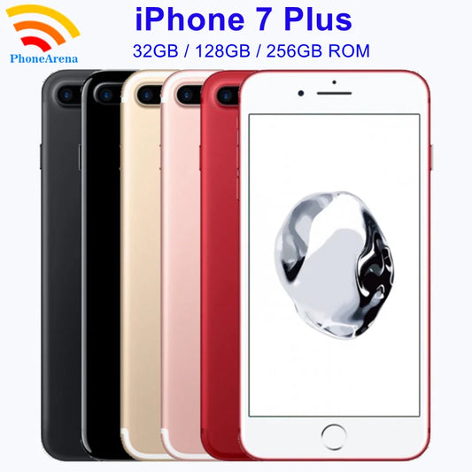 Original iPhone 7 Plus 32GB 128GB 256GB ROM 3GB RAM 5.5" Retina IPS LCD With Fingerprint NFC Unlocked 4G Mobile Phone