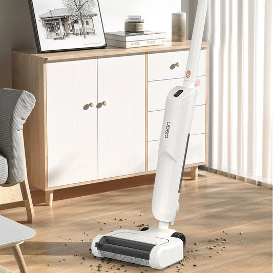 Electric Wireless Mop Wet Dry USB Charge Mite Removal Folding Household Cleaner Hand Push Water Floor Cleaning Mopping Machine