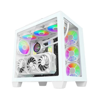 Power Train Seaview Room Case Vip Standard Edition Support EATX ATX ITX Main Board 360 Water Cooled Desktop Office Chassis