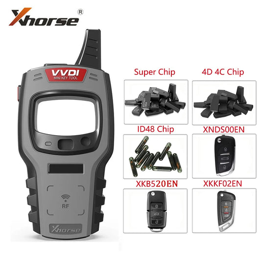 Xhorse Car Remote Key Programmer Free 96bit 48-Clone Function With Super Chip 4D 4C/ID48 Chip VVDI Mini Key Tool Programming KD