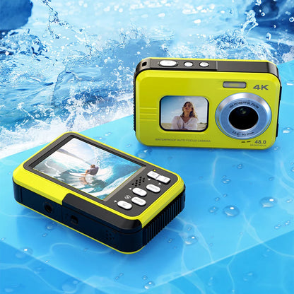 Waterproof High-Definition Camera 48 MP 2.7 Inch Video Camera Dual Screen 16X Zoom For Outdoor Sports Digital Camera